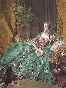Francois Boucher Portrait de Madame de Pompadour oil painting